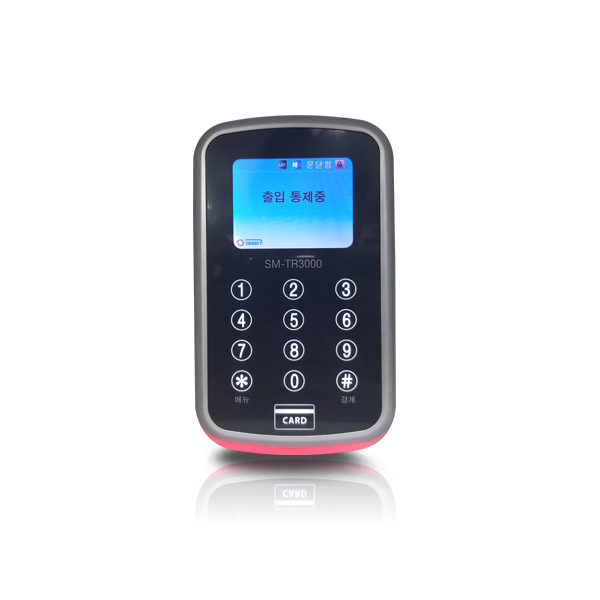 (설치비포함-강화유리문) SM-TR3000, 스마트원 단독형 카드인식 출입통제장치 사무실출입통제시스템